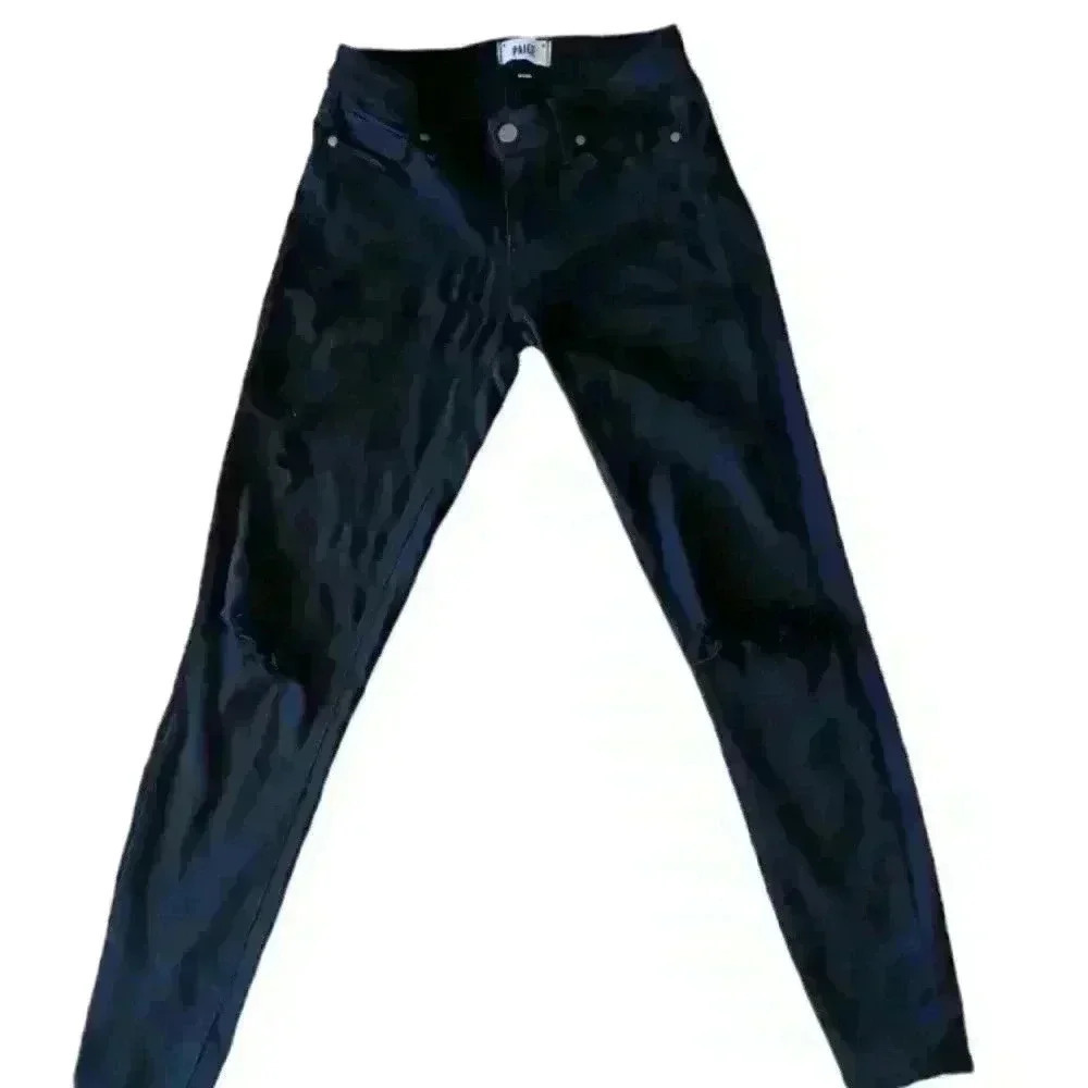 Paige Womens Black Verdugo Ultra Skinny Mid Rise Stretch Jeans 27